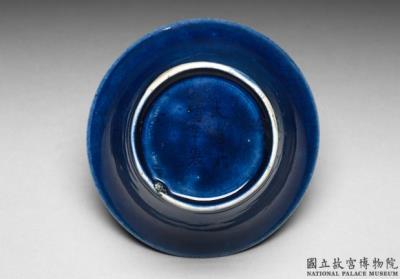 图片[2]-Flared teacup with cobalt blue glaze, Ming dynasty, Jiajing reign (1522-1566)-China Archive